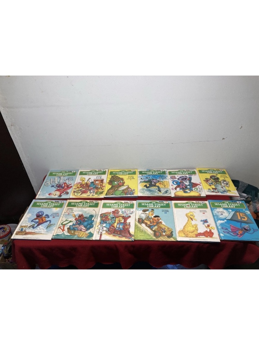 Vintage 1978 Sesame Street Library. Complete Set 1-15.
